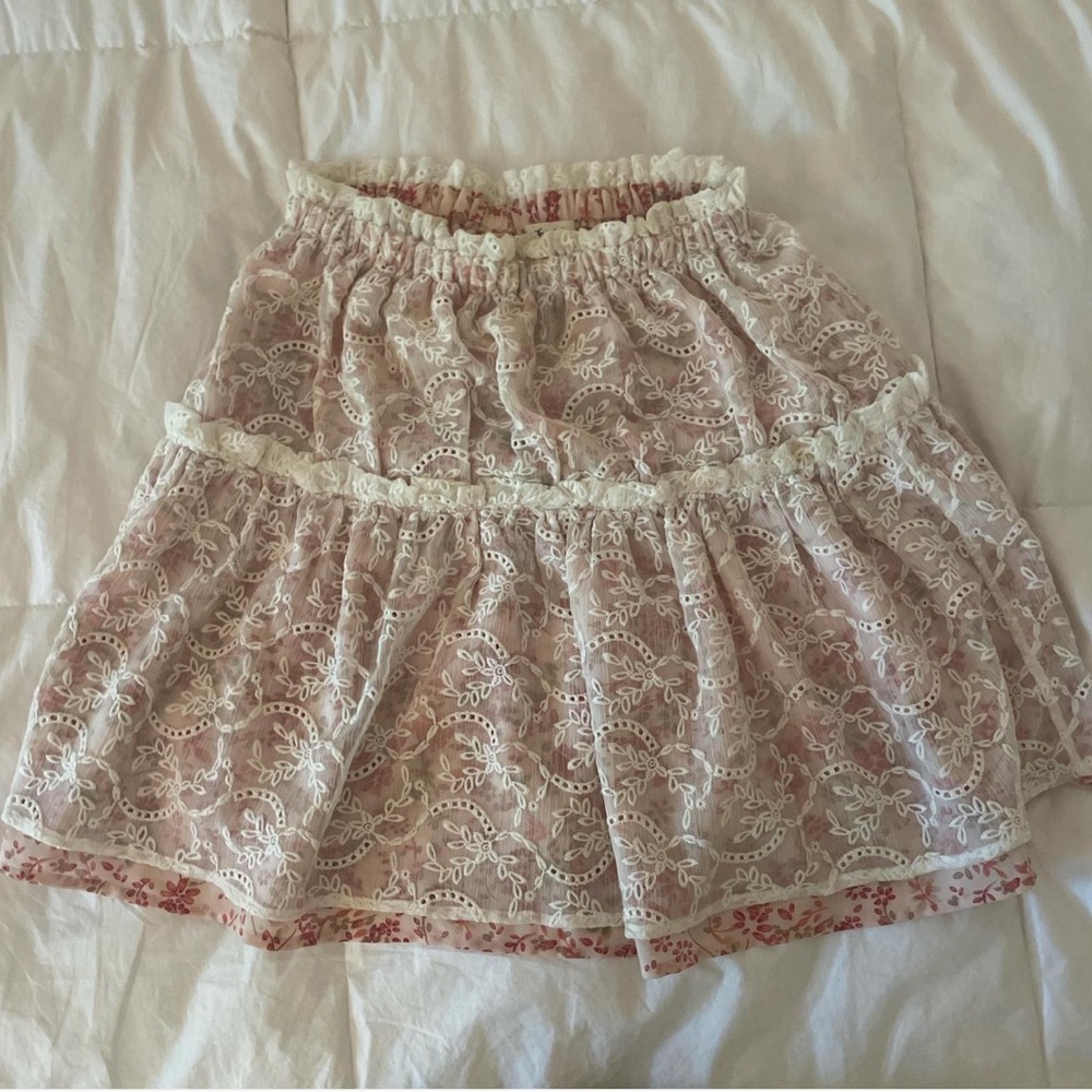 For Love & Lemons Mini Skirt